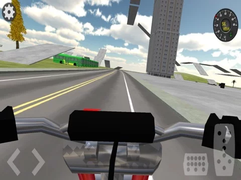 Изображение игры: Extreme Motorbike Jump 3D