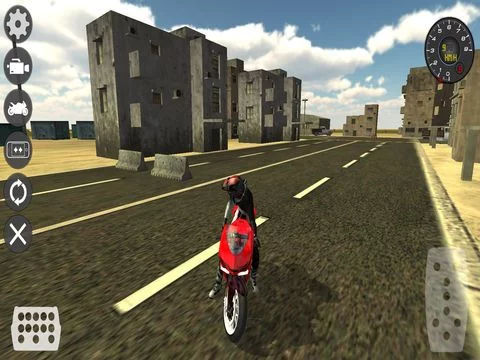 Изображение игры: Extreme Motorbike Jump 3D