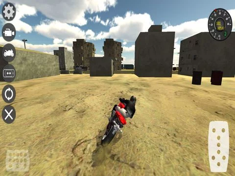 Изображение игры: Extreme Motorbike Jump 3D