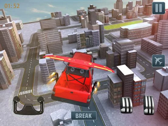 Изображение игры: Futuristic flying Limousine games