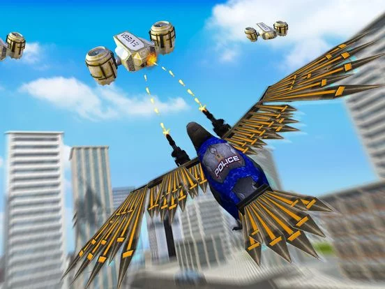 Изображение игры: US police Robot Eagle