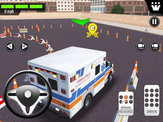 Изображение игры: Emergency Car Driving Simulator