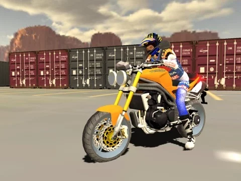 Изображение игры: Motorbike Drive Simulator 2016