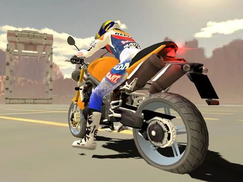 Изображение игры: Motorbike Drive Simulator 2016