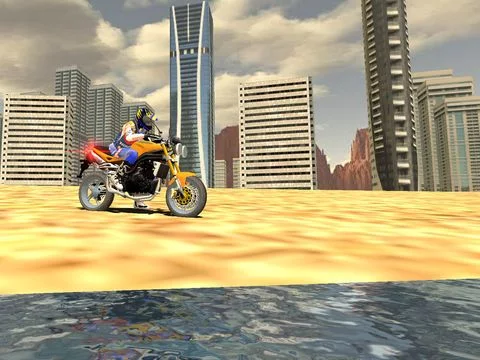 Изображение игры: Motorbike Drive Simulator 2016