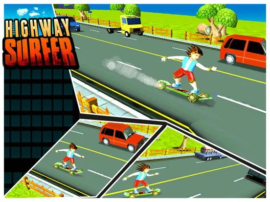 Изображение игры: Highway Surfer: Traffic Race