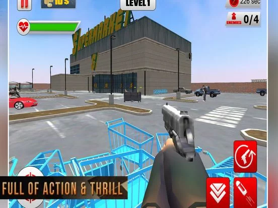 Изображение игры: Shooting Supermarket Robbery