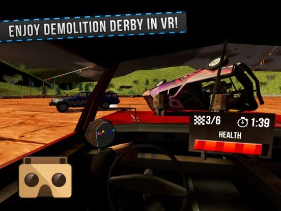 Изображение игры: Demolition Derby Virtual Reality (VR) Racing