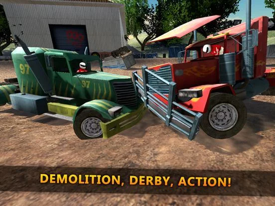 Изображение игры: 18 Wheeler Truck Crash Derby
