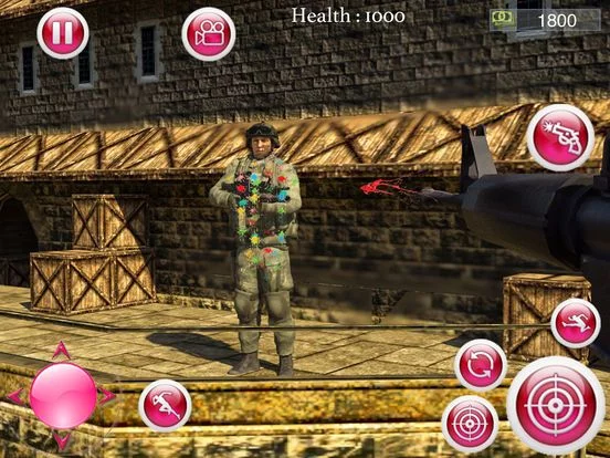 Изображение игры: Paintball shooting arena fps
