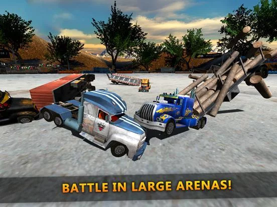 Изображение игры: 18 Wheeler Truck Crash Derby