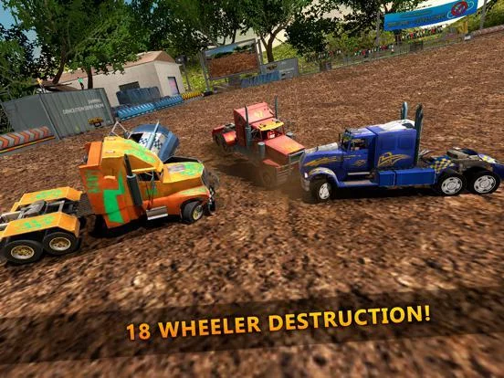 Изображение игры: 18 Wheeler Truck Crash Derby