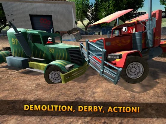 Изображение игры: 18 Wheeler Truck Crash Derby