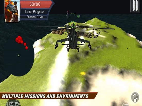 Изображение игры: Helicopter Shooting Strike