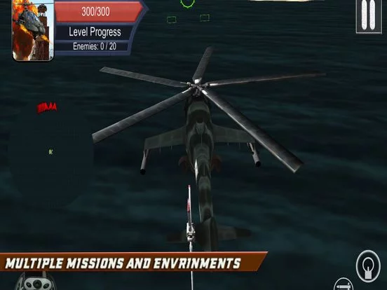 Изображение игры: Helicopter Shooting Strike