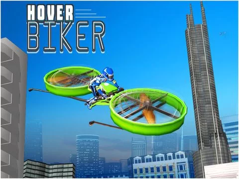 Изображение игры: Hover Biker ( 3D Simulation Game )