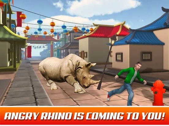 Изображение игры: Ultimate Rhino Simulator - Animal Survival games
