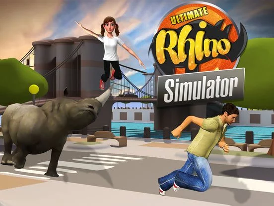 Изображение игры: Ultimate Rhino Simulator - Animal Survival games
