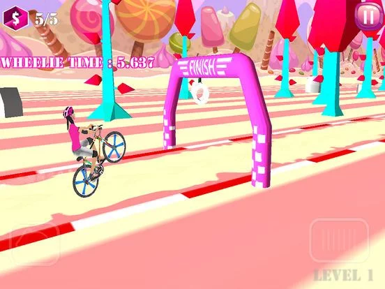 Изображение игры: Bmx Girl Wheelie Racing