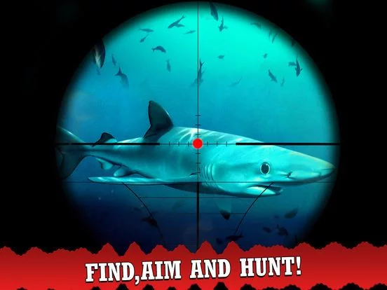 Изображение игры: 3D Shark Spear-fishing Hungry Sniper world Games