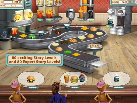 Изображение игры: Burger Shop HD!