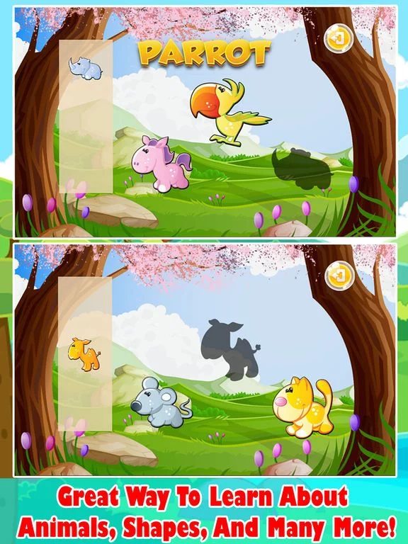 Изображение игры: Animal Shapes & Colors Learning Puzzle Game