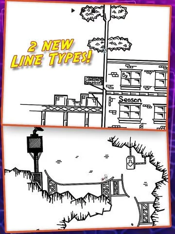 Изображение игры: Line Rider HD
