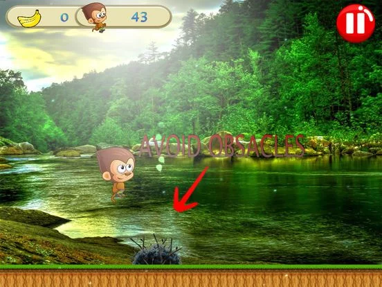 Изображение игры: The monkey vs Enemy