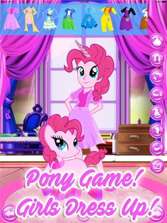 Изображение игры: Pony Dress: My Friendship Game