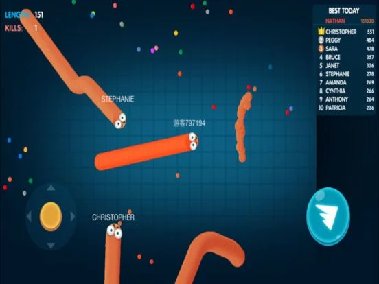 Изображение игры: popsnake2