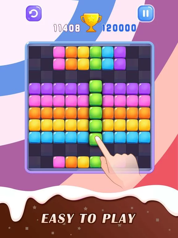 Изображение игры: Candy Block Puzzle - Fun Block Games