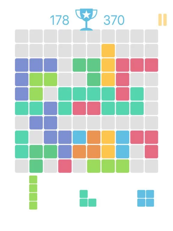 Изображение игры: 100 Blocks - 1010 Puzzle Games