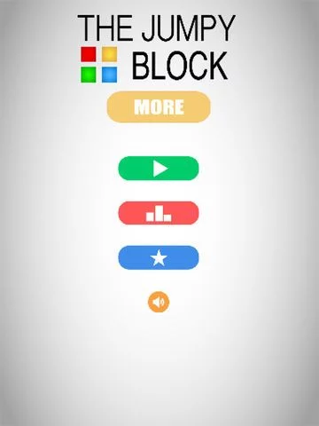 Изображение игры: Jumping Block - Brick jump, left