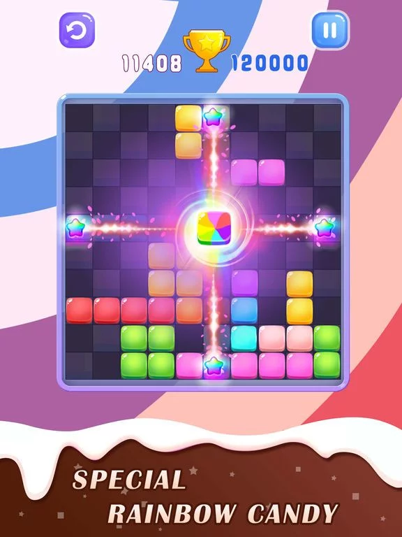 Изображение игры: Candy Block Puzzle - Fun Block Games