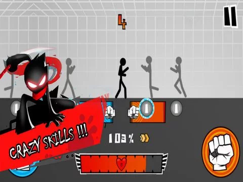 Изображение игры: Finger Death: Hit Shoot Sticker