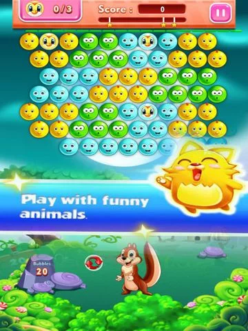 Изображение игры: Fantasy Bubble Pop: Pet Shoot