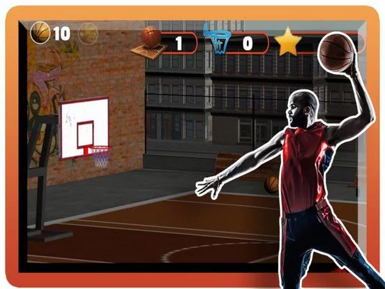 Изображение игры: 3D Basketball Mania