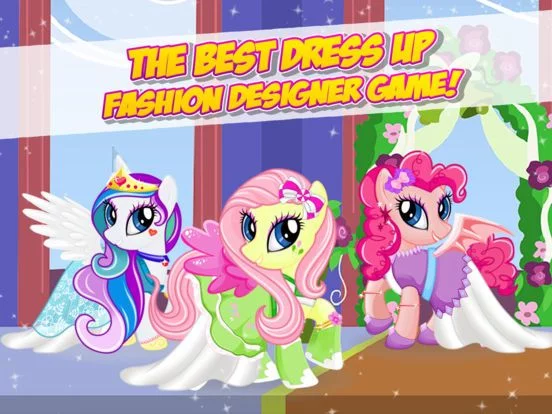 Изображение игры: Pony Dress Up and Salon Games for Little Girls