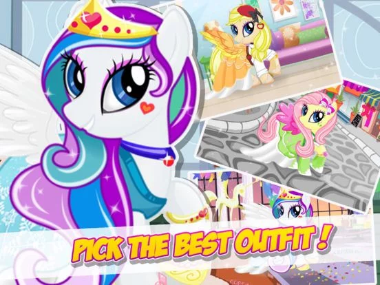 Изображение игры: Pony Dress Up and Salon Games for Little Girls
