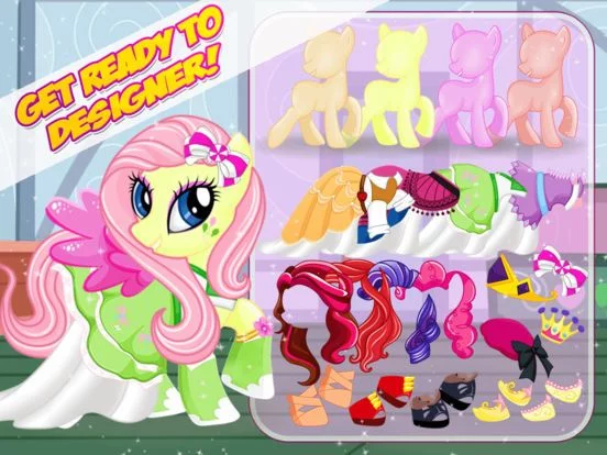 Изображение игры: Pony Dress Up and Salon Games for Little Girls