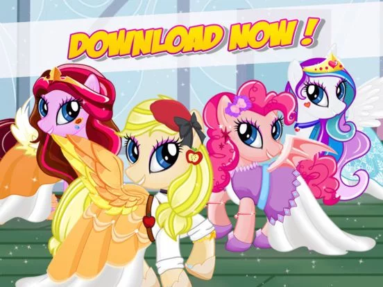 Изображение игры: Pony Dress Up and Salon Games for Little Girls