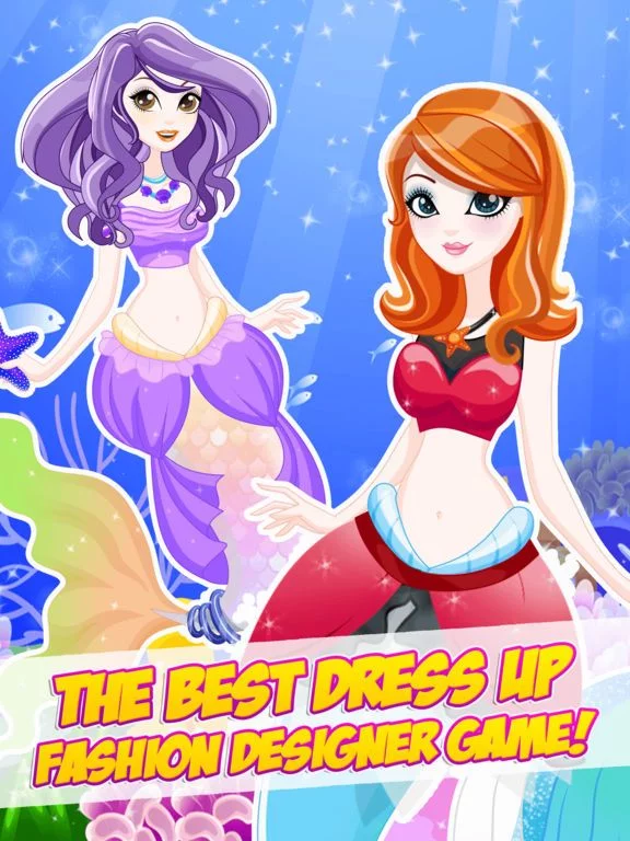 Изображение игры: The Princess Mermaid Dress Up Games
