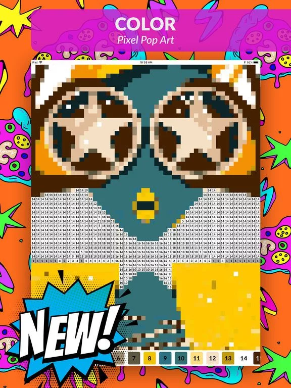 Изображение игры: Pop Art: Pixel Coloring Game