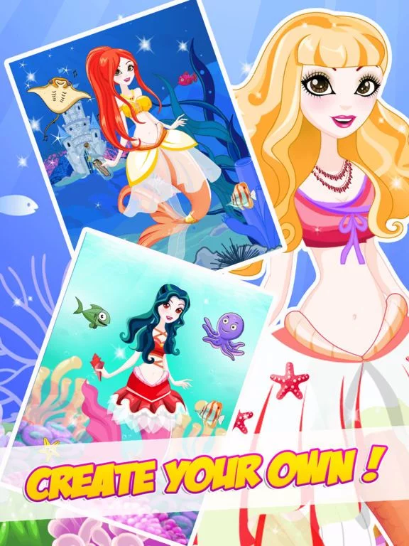 Изображение игры: The Princess Mermaid Dress Up Games