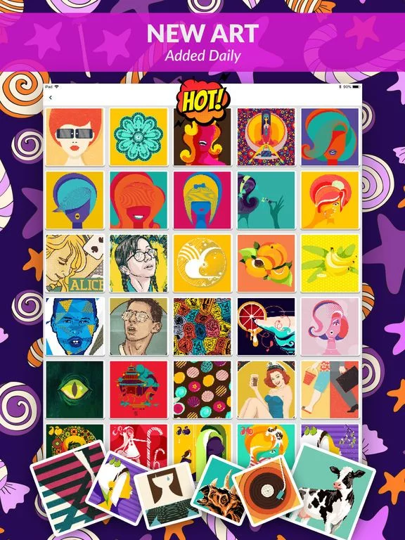 Изображение игры: Pop Art: Pixel Coloring Game