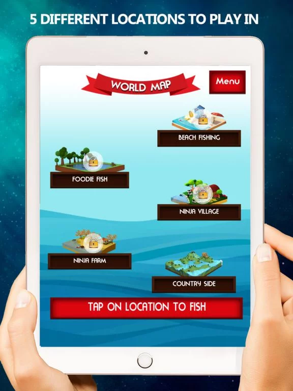 Изображение игры: Ultimate FishingNinja Wild Catch Endless Game