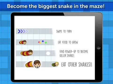Изображение игры: Maze.io - Snakes in a Maze!!