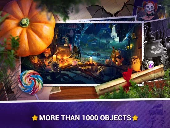 Изображение игры: Halloween Hidden Objects Mystery Games Free