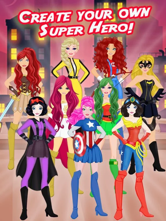 Изображение игры: Wonder Supergirl Super Hero Games for Girls