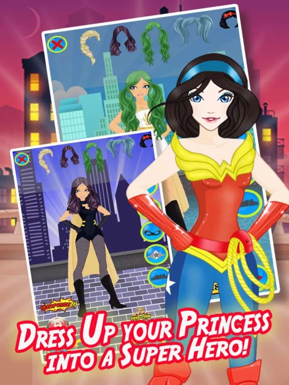 Изображение игры: Wonder Supergirl Super Hero Games for Girls
